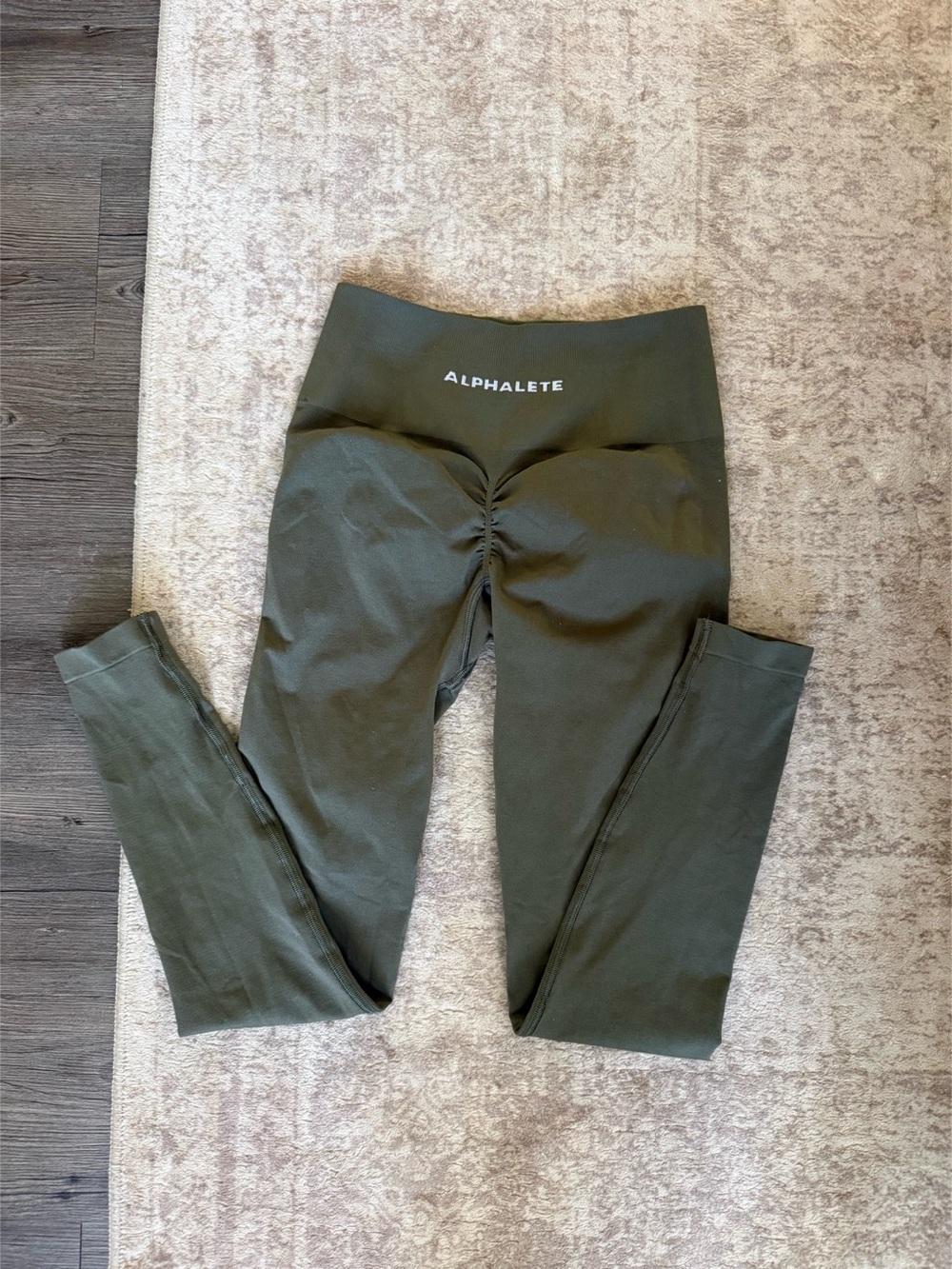 Alphalete Amplify Leggings Olive Small
